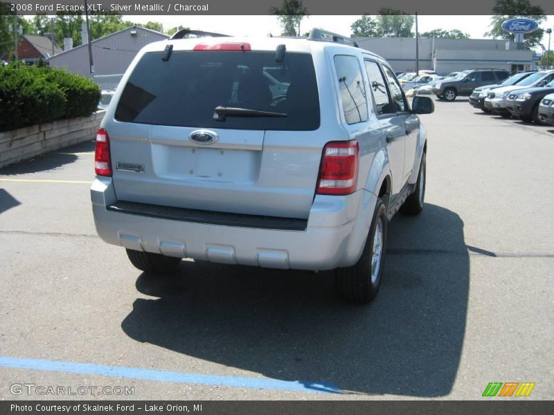 Silver Metallic / Charcoal 2008 Ford Escape XLT