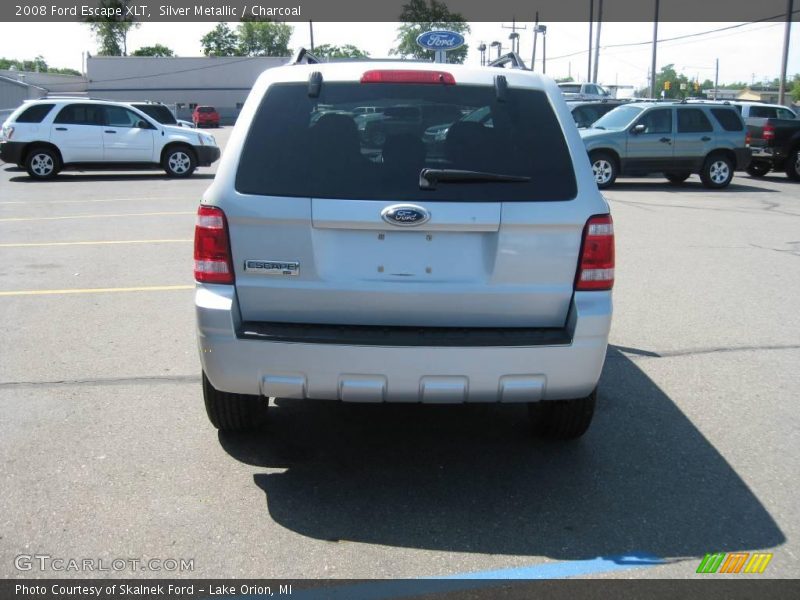 Silver Metallic / Charcoal 2008 Ford Escape XLT