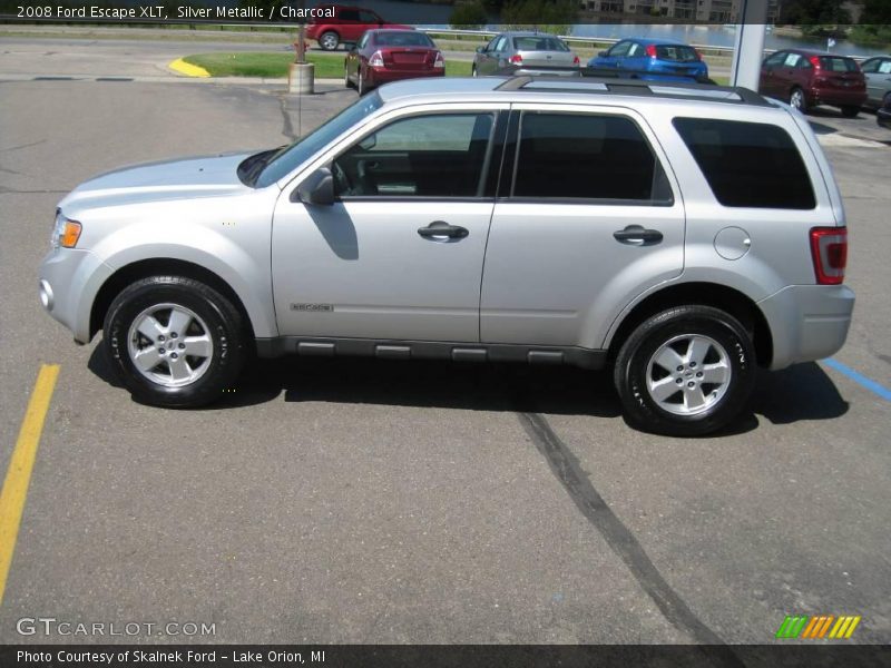 Silver Metallic / Charcoal 2008 Ford Escape XLT