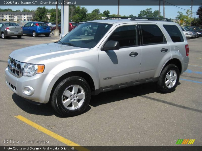 Silver Metallic / Charcoal 2008 Ford Escape XLT