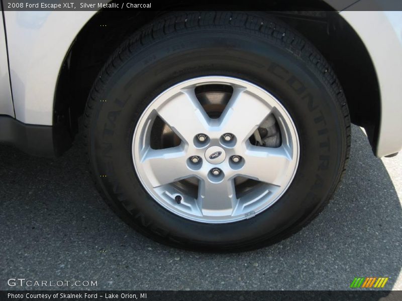 Silver Metallic / Charcoal 2008 Ford Escape XLT