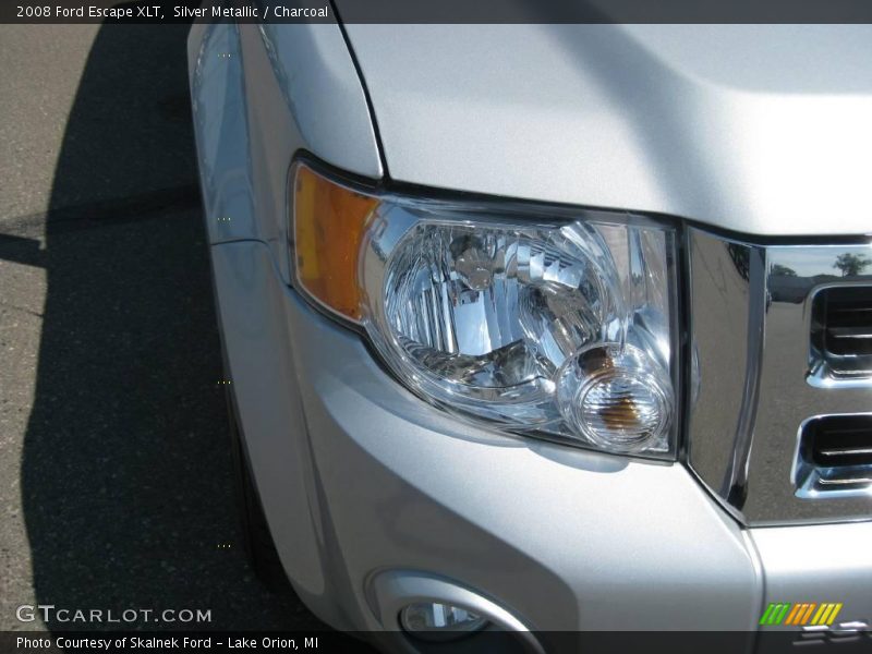 Silver Metallic / Charcoal 2008 Ford Escape XLT