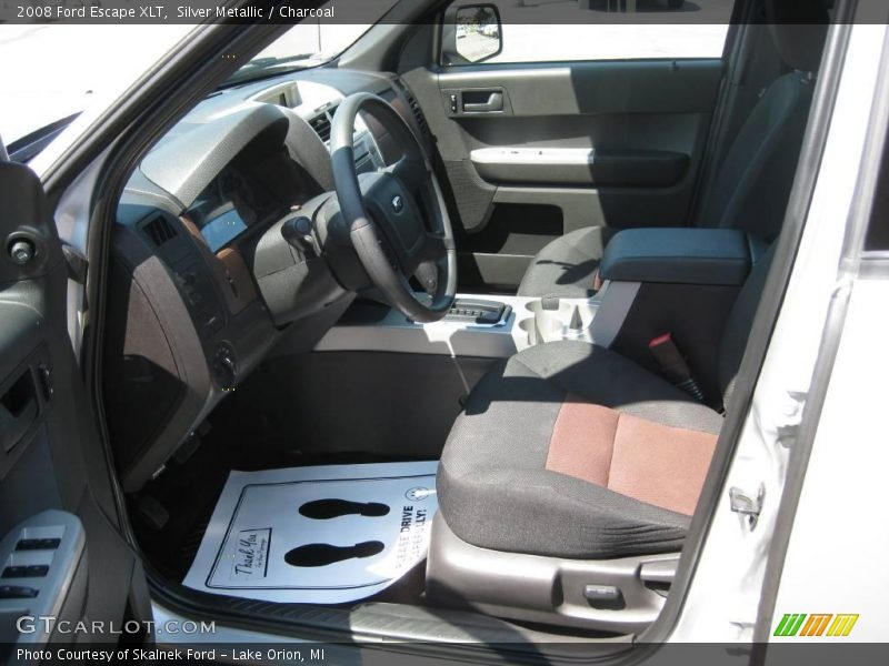 Silver Metallic / Charcoal 2008 Ford Escape XLT