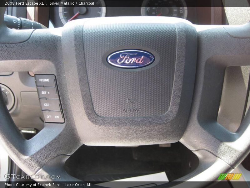 Silver Metallic / Charcoal 2008 Ford Escape XLT