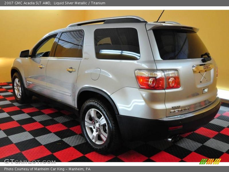 Liquid Silver Metallic / Titanium 2007 GMC Acadia SLT AWD