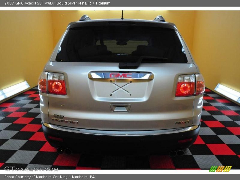 Liquid Silver Metallic / Titanium 2007 GMC Acadia SLT AWD