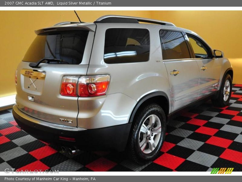 Liquid Silver Metallic / Titanium 2007 GMC Acadia SLT AWD