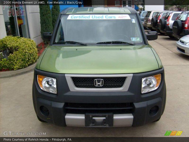 Kiwi Metallic / Black/Gray 2006 Honda Element LX AWD
