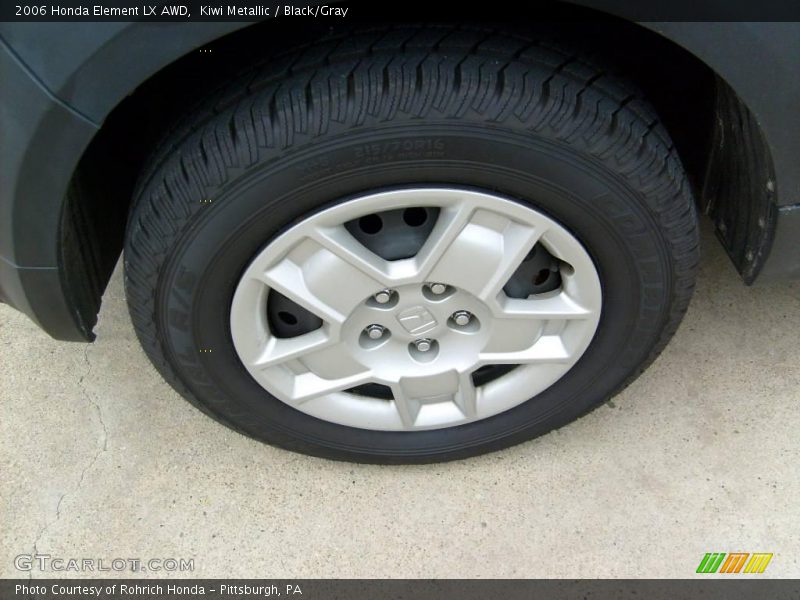 Kiwi Metallic / Black/Gray 2006 Honda Element LX AWD