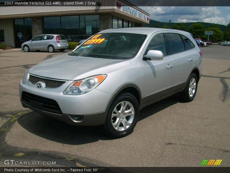 Liquid Silver / Gray 2007 Hyundai Veracruz GLS AWD