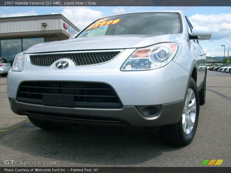 Liquid Silver / Gray 2007 Hyundai Veracruz GLS AWD