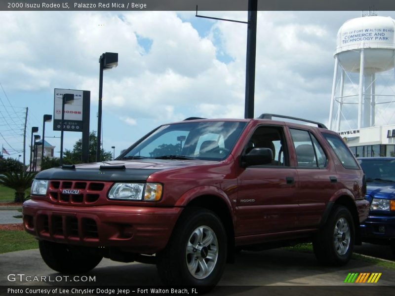 Palazzo Red Mica / Beige 2000 Isuzu Rodeo LS