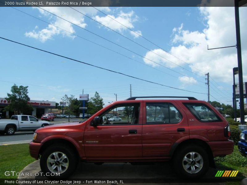 Palazzo Red Mica / Beige 2000 Isuzu Rodeo LS