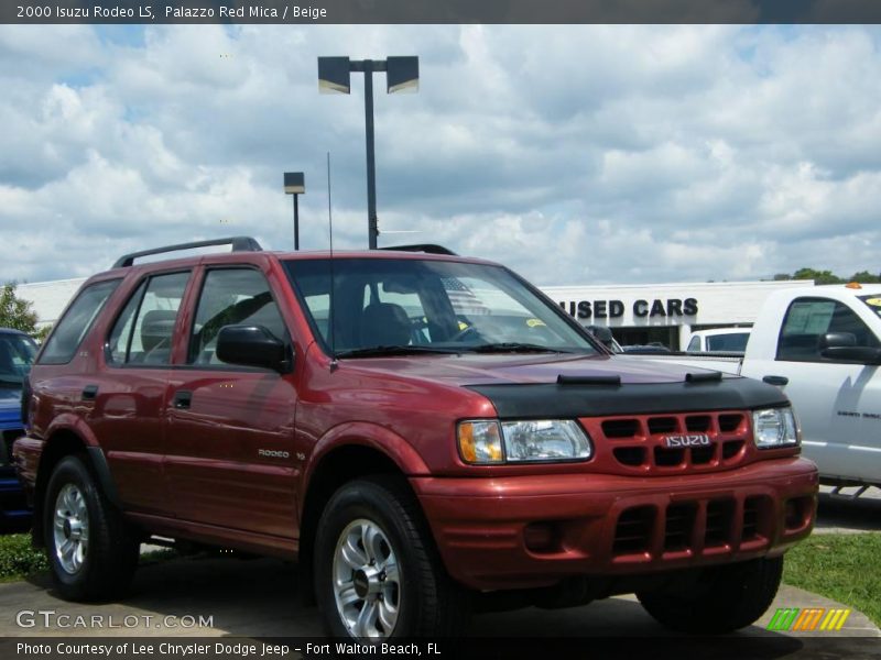 Palazzo Red Mica / Beige 2000 Isuzu Rodeo LS