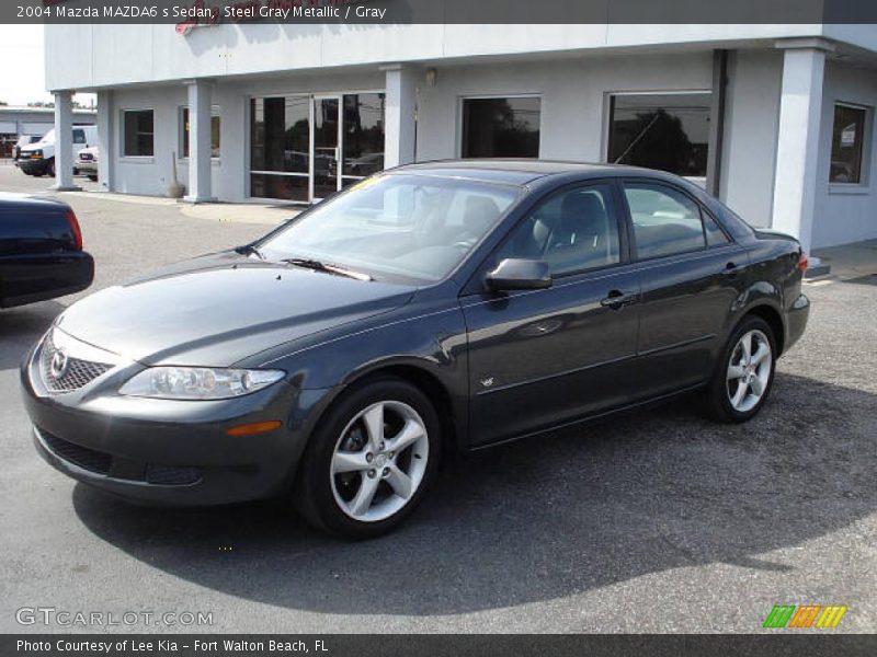 Steel Gray Metallic / Gray 2004 Mazda MAZDA6 s Sedan