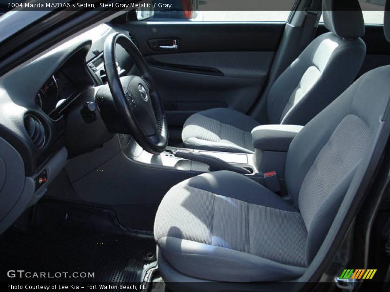 Steel Gray Metallic / Gray 2004 Mazda MAZDA6 s Sedan