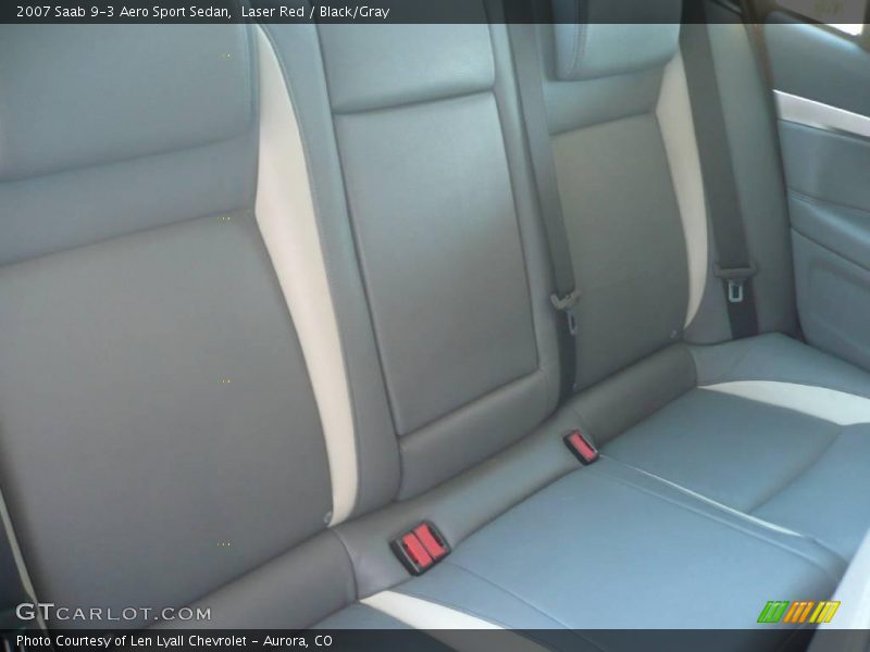 Laser Red / Black/Gray 2007 Saab 9-3 Aero Sport Sedan