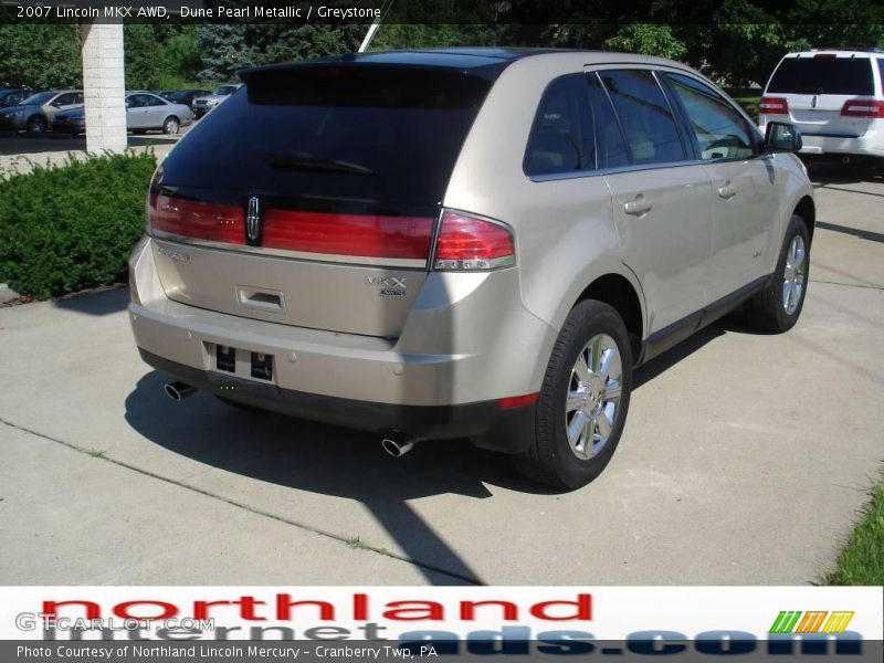 Dune Pearl Metallic / Greystone 2007 Lincoln MKX AWD