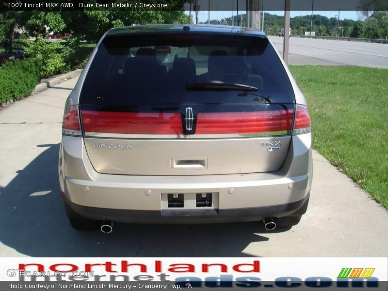 Dune Pearl Metallic / Greystone 2007 Lincoln MKX AWD