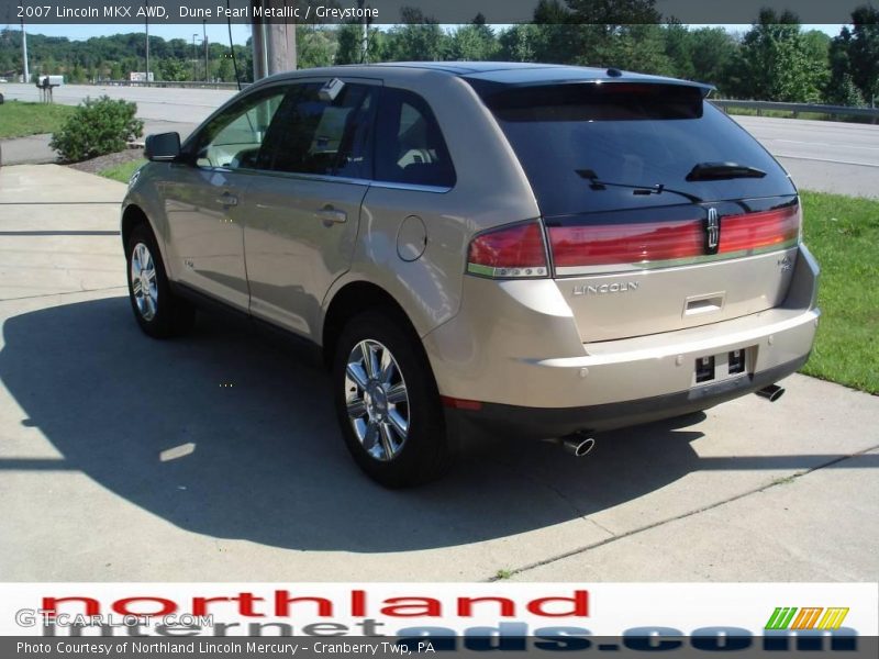 Dune Pearl Metallic / Greystone 2007 Lincoln MKX AWD