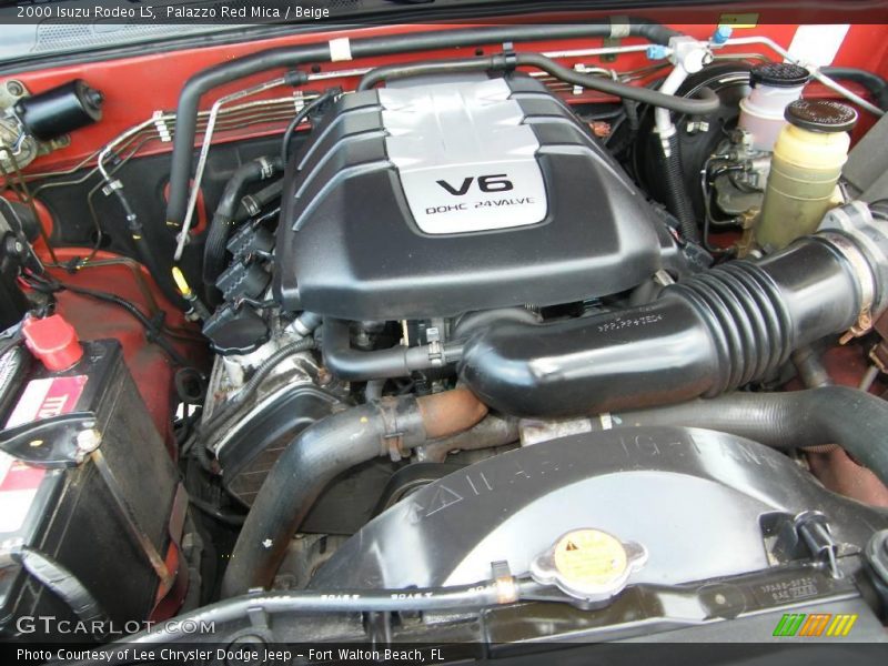 Palazzo Red Mica / Beige 2000 Isuzu Rodeo LS