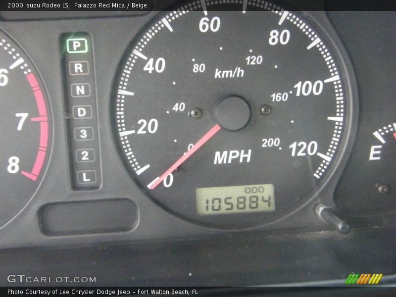 Palazzo Red Mica / Beige 2000 Isuzu Rodeo LS