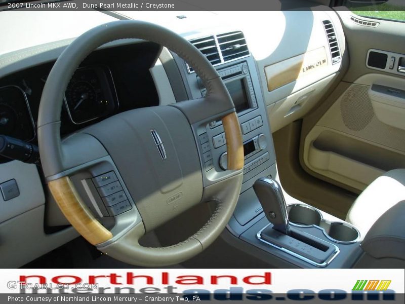 Dune Pearl Metallic / Greystone 2007 Lincoln MKX AWD