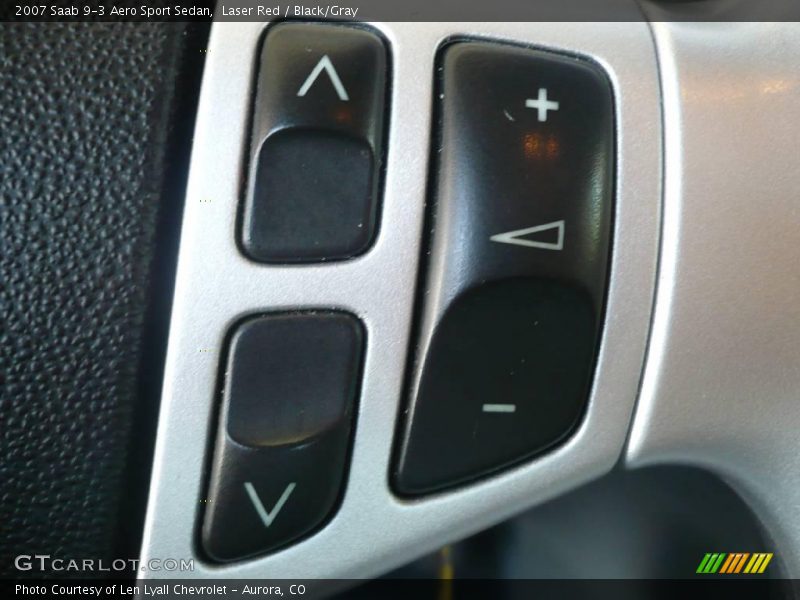 Laser Red / Black/Gray 2007 Saab 9-3 Aero Sport Sedan
