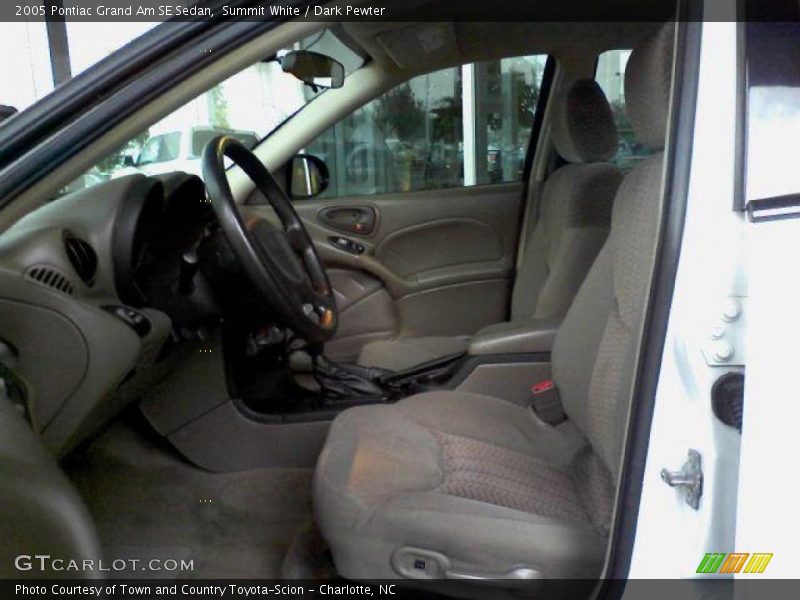 Summit White / Dark Pewter 2005 Pontiac Grand Am SE Sedan