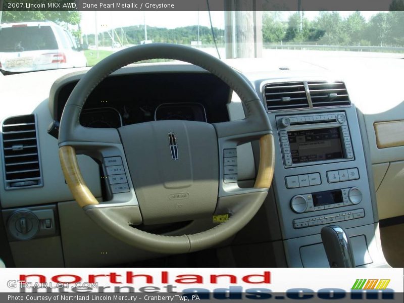 Dune Pearl Metallic / Greystone 2007 Lincoln MKX AWD