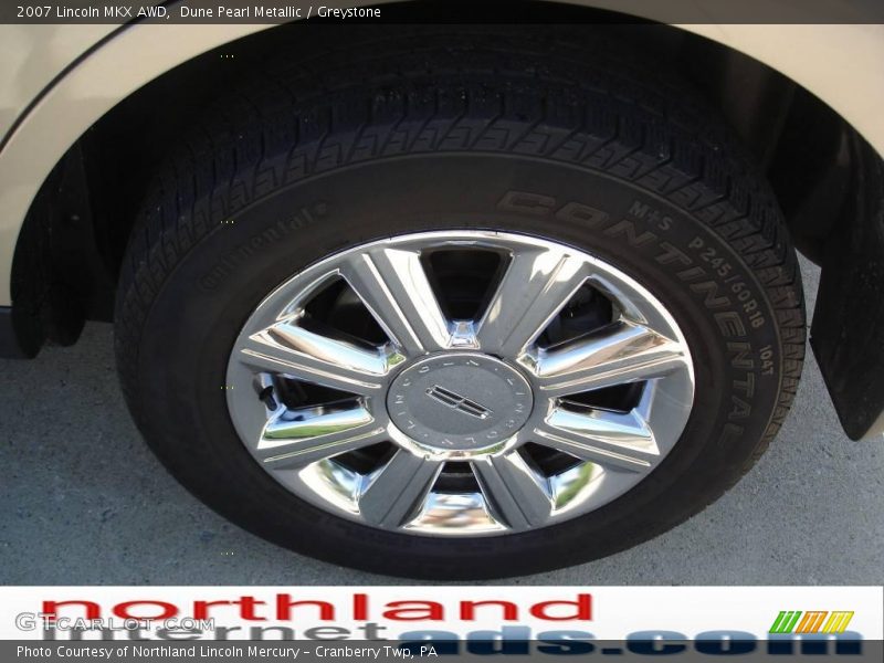 Dune Pearl Metallic / Greystone 2007 Lincoln MKX AWD
