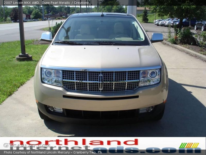 Dune Pearl Metallic / Greystone 2007 Lincoln MKX AWD