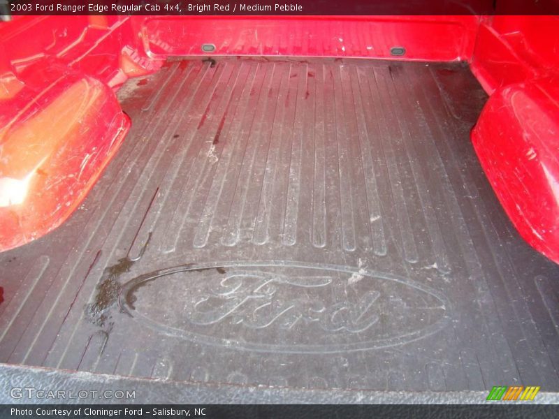 Bright Red / Medium Pebble 2003 Ford Ranger Edge Regular Cab 4x4