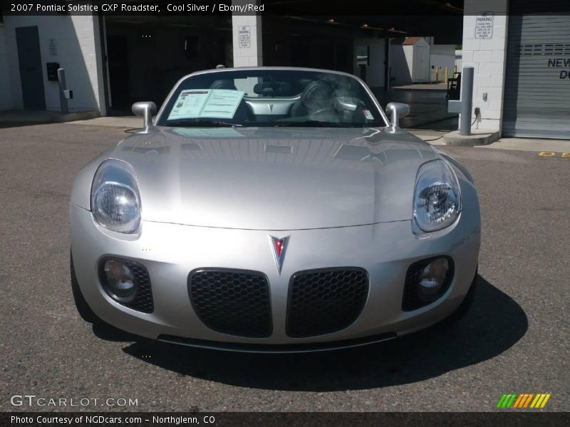 Cool Silver / Ebony/Red 2007 Pontiac Solstice GXP Roadster