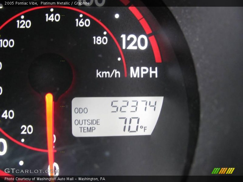 Platinum Metallic / Graphite 2005 Pontiac Vibe