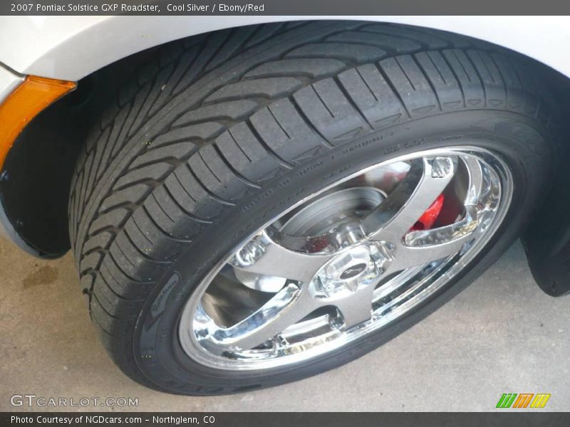 Cool Silver / Ebony/Red 2007 Pontiac Solstice GXP Roadster