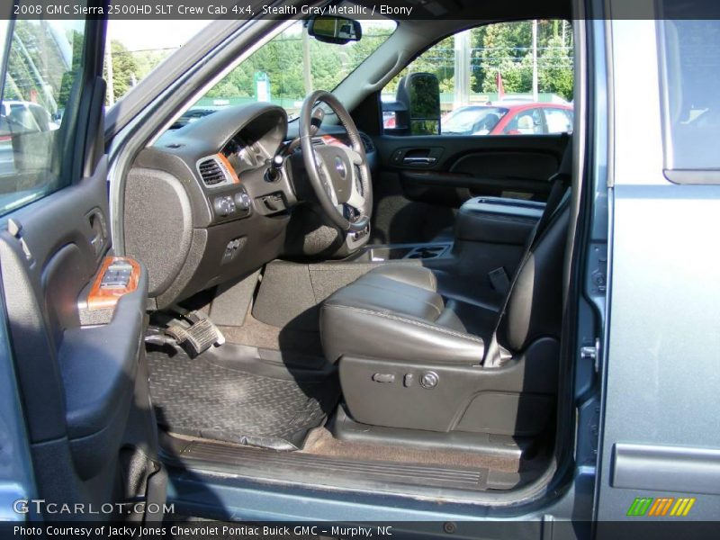 Stealth Gray Metallic / Ebony 2008 GMC Sierra 2500HD SLT Crew Cab 4x4