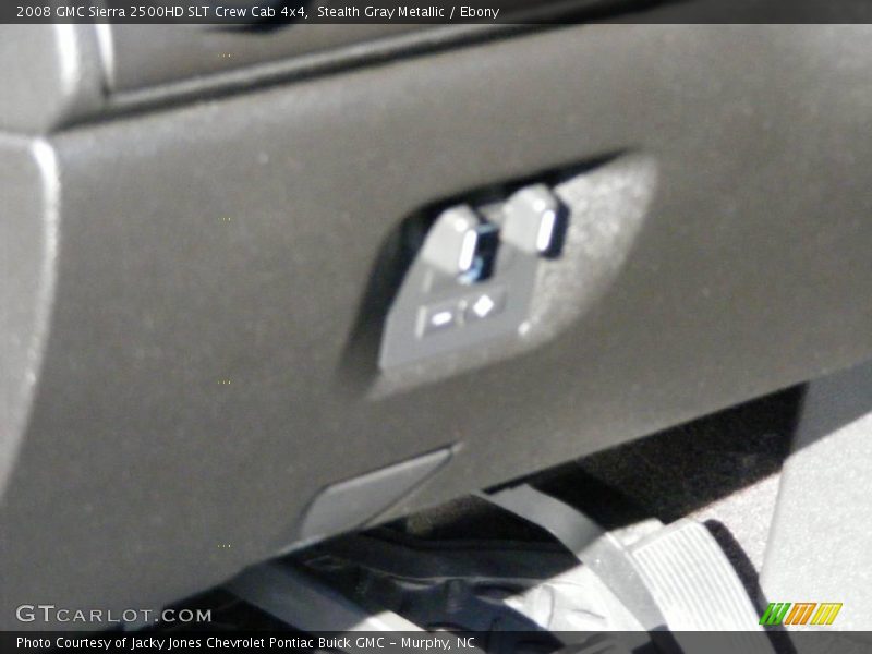 Stealth Gray Metallic / Ebony 2008 GMC Sierra 2500HD SLT Crew Cab 4x4