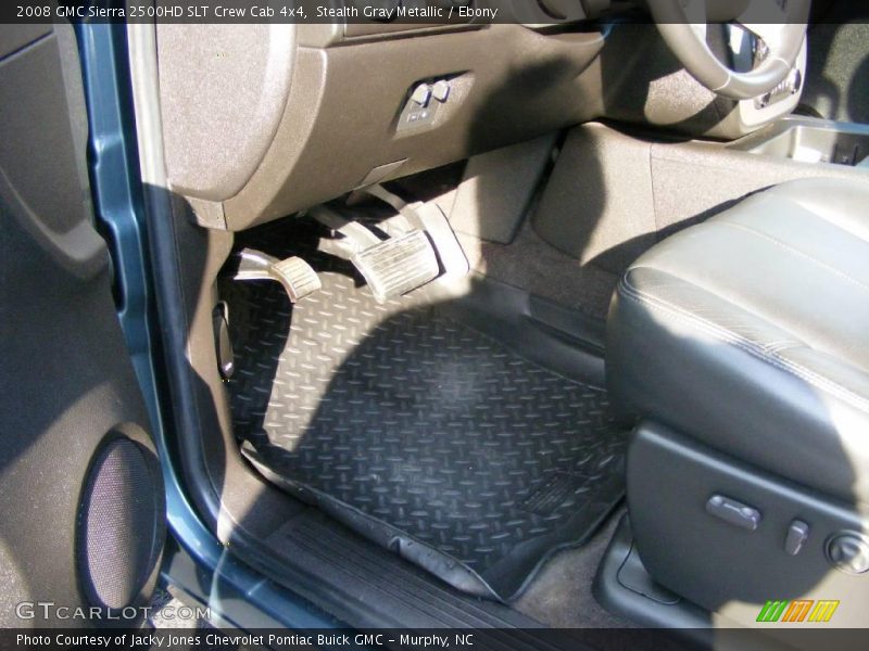 Stealth Gray Metallic / Ebony 2008 GMC Sierra 2500HD SLT Crew Cab 4x4