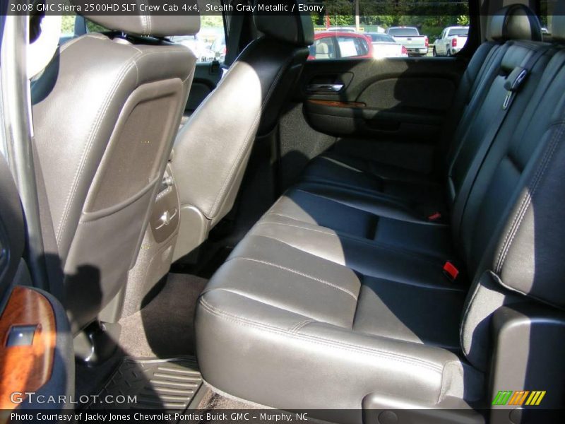 Stealth Gray Metallic / Ebony 2008 GMC Sierra 2500HD SLT Crew Cab 4x4