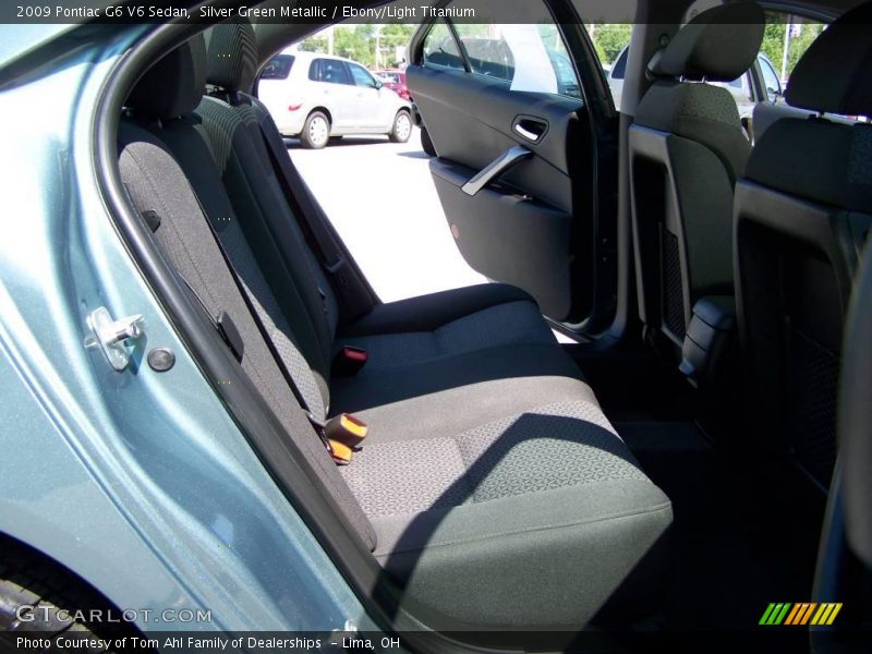 Silver Green Metallic / Ebony/Light Titanium 2009 Pontiac G6 V6 Sedan