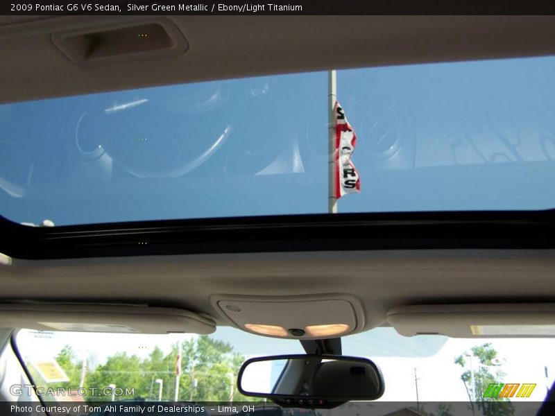 Silver Green Metallic / Ebony/Light Titanium 2009 Pontiac G6 V6 Sedan
