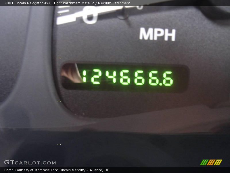 Light Parchment Metallic / Medium Parchment 2001 Lincoln Navigator 4x4