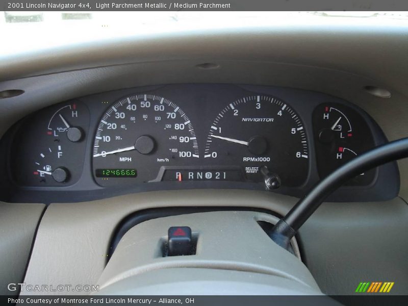 Light Parchment Metallic / Medium Parchment 2001 Lincoln Navigator 4x4
