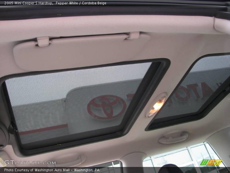 Pepper White / Cordoba Beige 2005 Mini Cooper S Hardtop