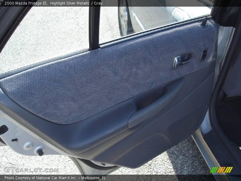 Highlight Silver Metallic / Gray 2000 Mazda Protege ES
