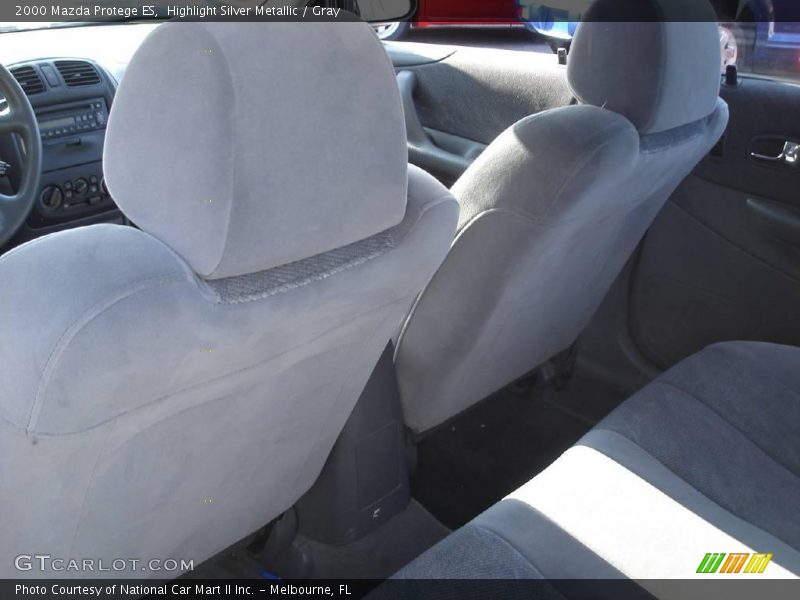 Highlight Silver Metallic / Gray 2000 Mazda Protege ES