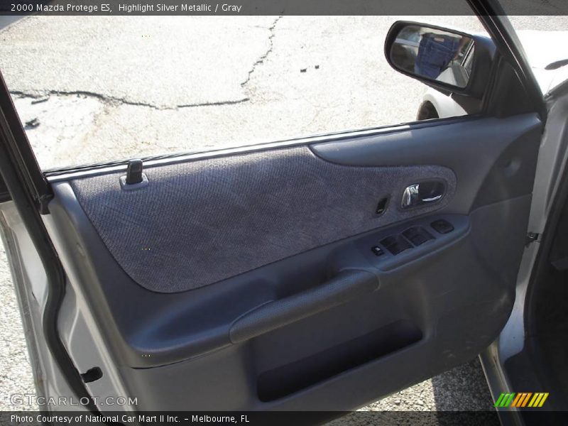 Highlight Silver Metallic / Gray 2000 Mazda Protege ES