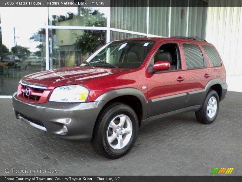 Redfire Metallic / Dark Flint Gray 2005 Mazda Tribute i