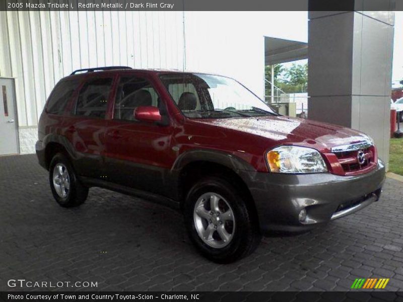 Redfire Metallic / Dark Flint Gray 2005 Mazda Tribute i